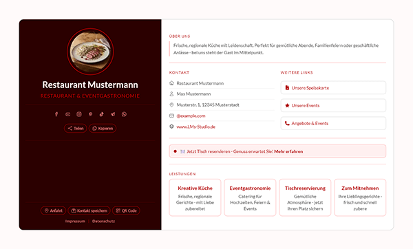 Muster 1003 - Gastronomie/Restaurant