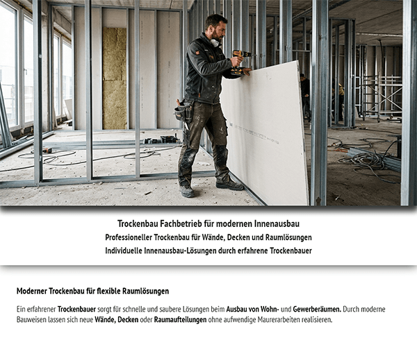 Muster 2011 - Trockenbau