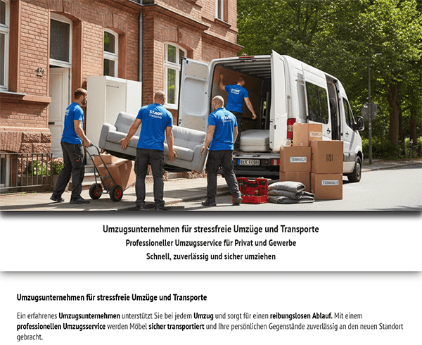 Muster 2013 - Umzugsunternehmen