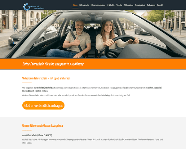 Muster 3003A - Fahrschule