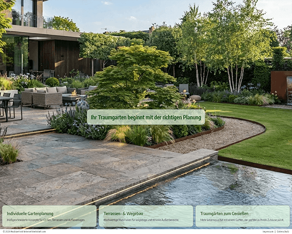 Muster 4003 - Gartenbau/Gartengestaltung