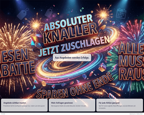 Muster 4007 - Promoaktionen
