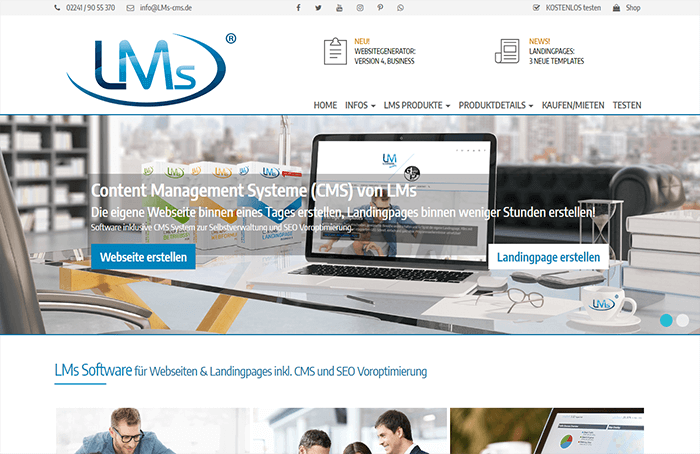 Seite f�r Produktdetails