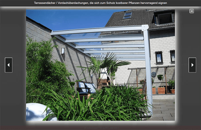 mit gro�em Bild und Navigation