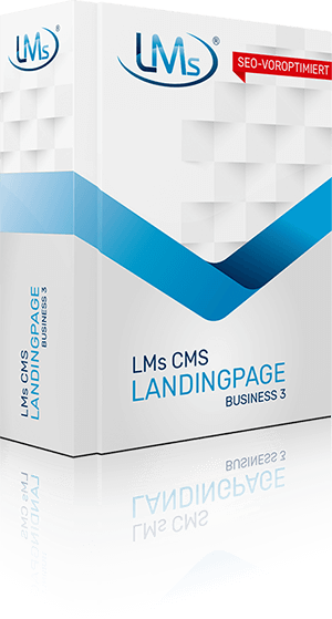 LMs CMS Landingpage, Version Business 3: DIE Version f�rs Business! Schnelle und technisch ausgereifte Version mit extrem gutem SEO; inklusive Navigation + Kontaktformular.